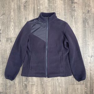Lands End Navy Fleece Small